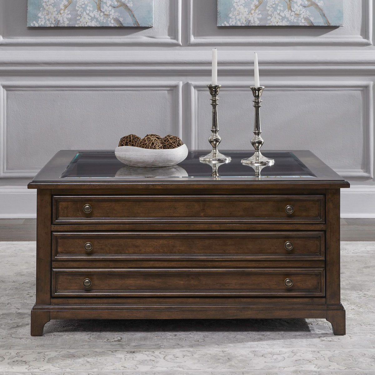 512-OT1011 - Square Collector Cocktail Table - Liberty Furniture