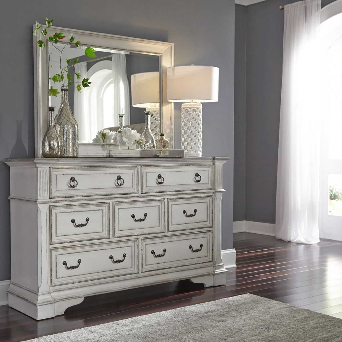 520-BR-DM - Dresser & Mirror - Liberty Furniture