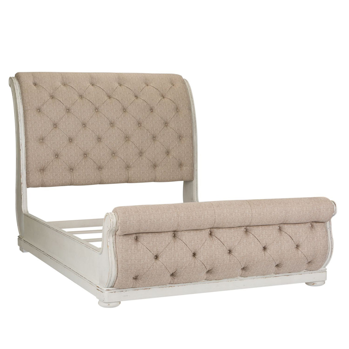 520-BR-KUSLDMCN - King Uph Sleigh Bed, Dresser & Mirror, Chest, Night Stand - Liberty Furniture