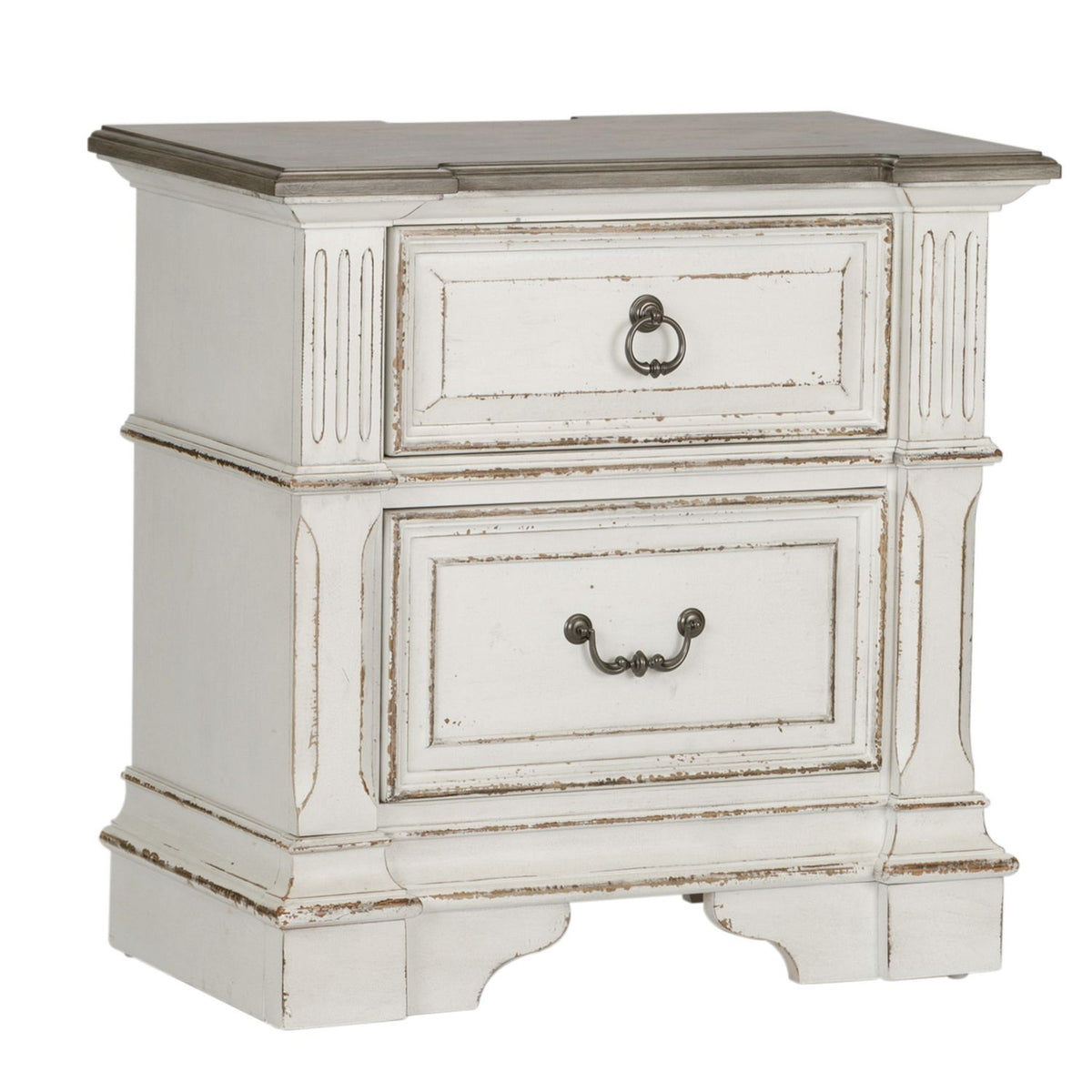 520-BR61 - 2 Drawer Night Stand w/ Charging Station - Liberty Furniture