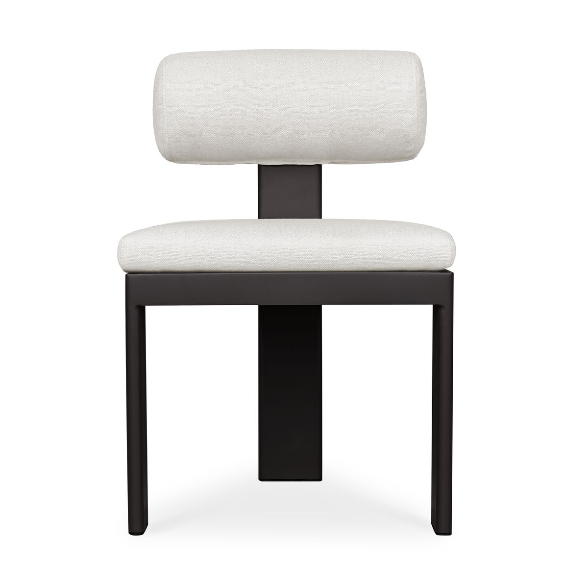 Bolster Back Outdoor Dining Chair, Oyster