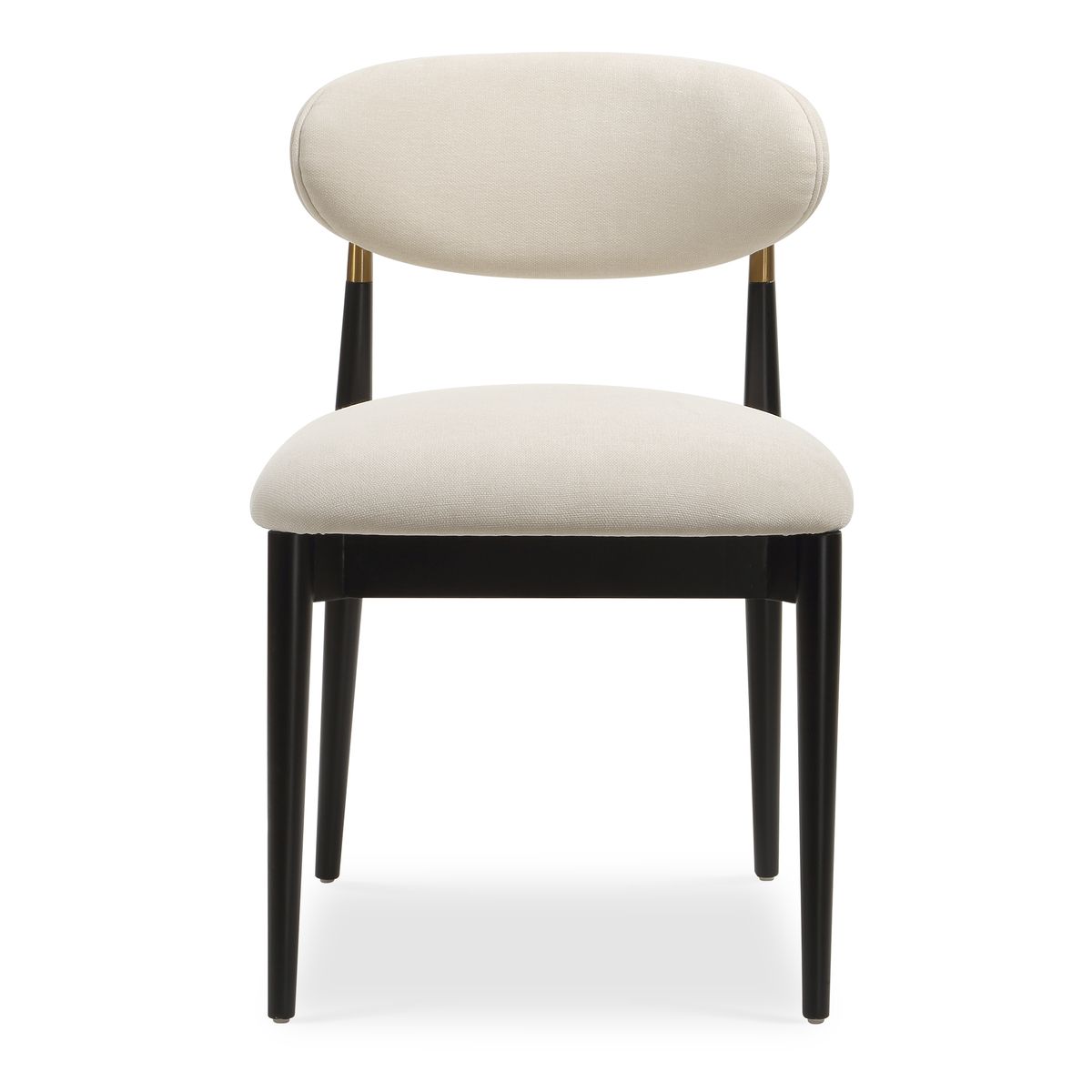 Moxie Armless Dining Chair, Black, 2 Per Box, Priced Each