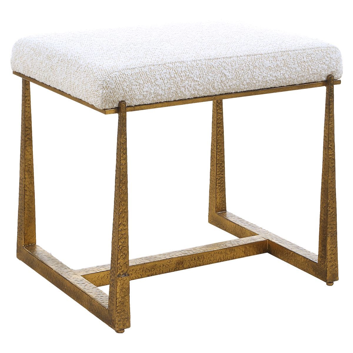 Midas Small Bench, Gold