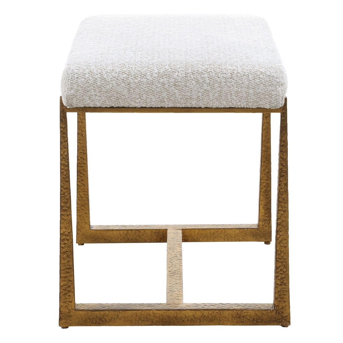 Midas Small Bench, Gold