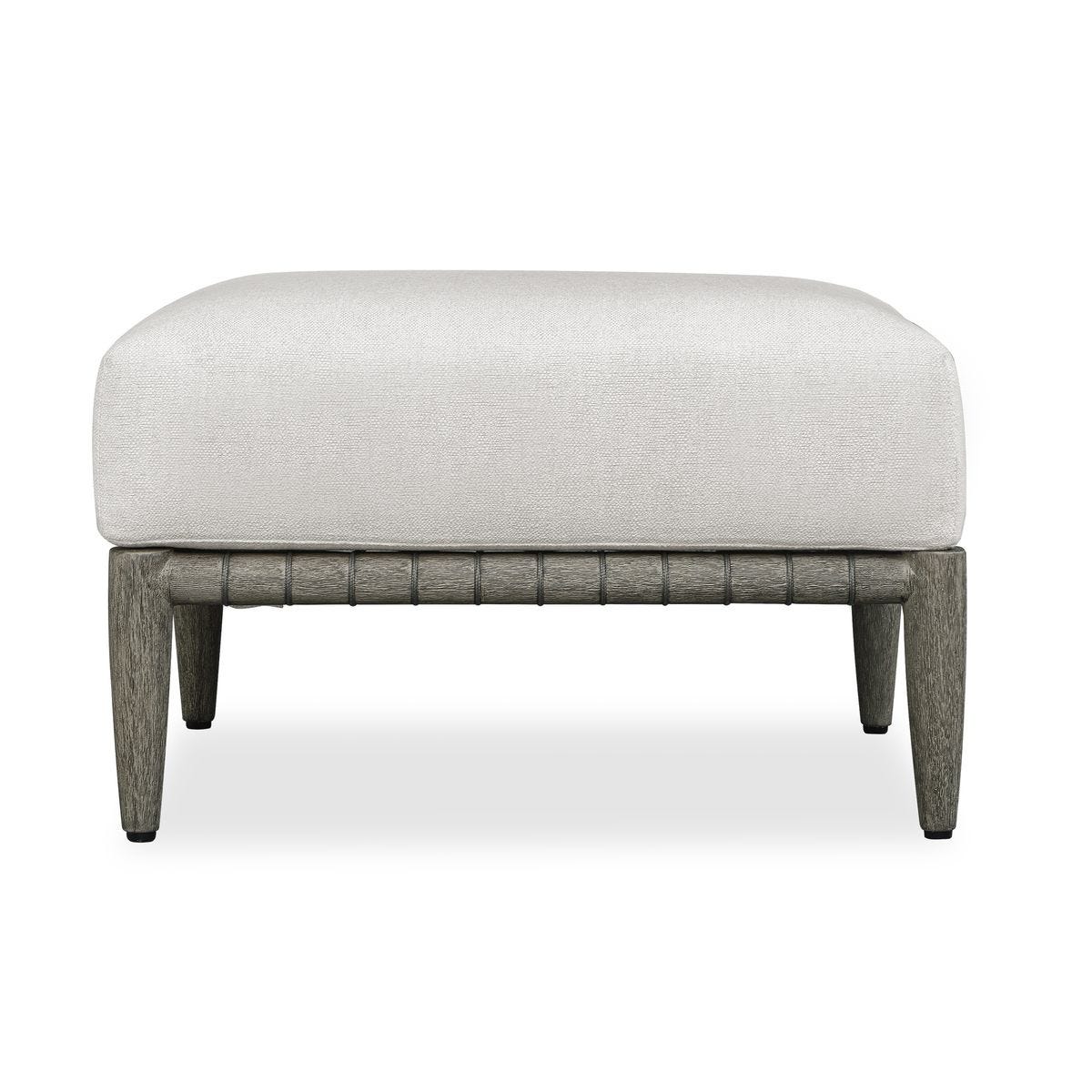 Borneo Outdoor Ottoman, Oyster