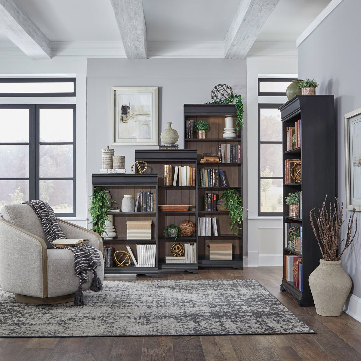 532-HO-SBW - Stepped Bookcase Wall - Liberty Furniture