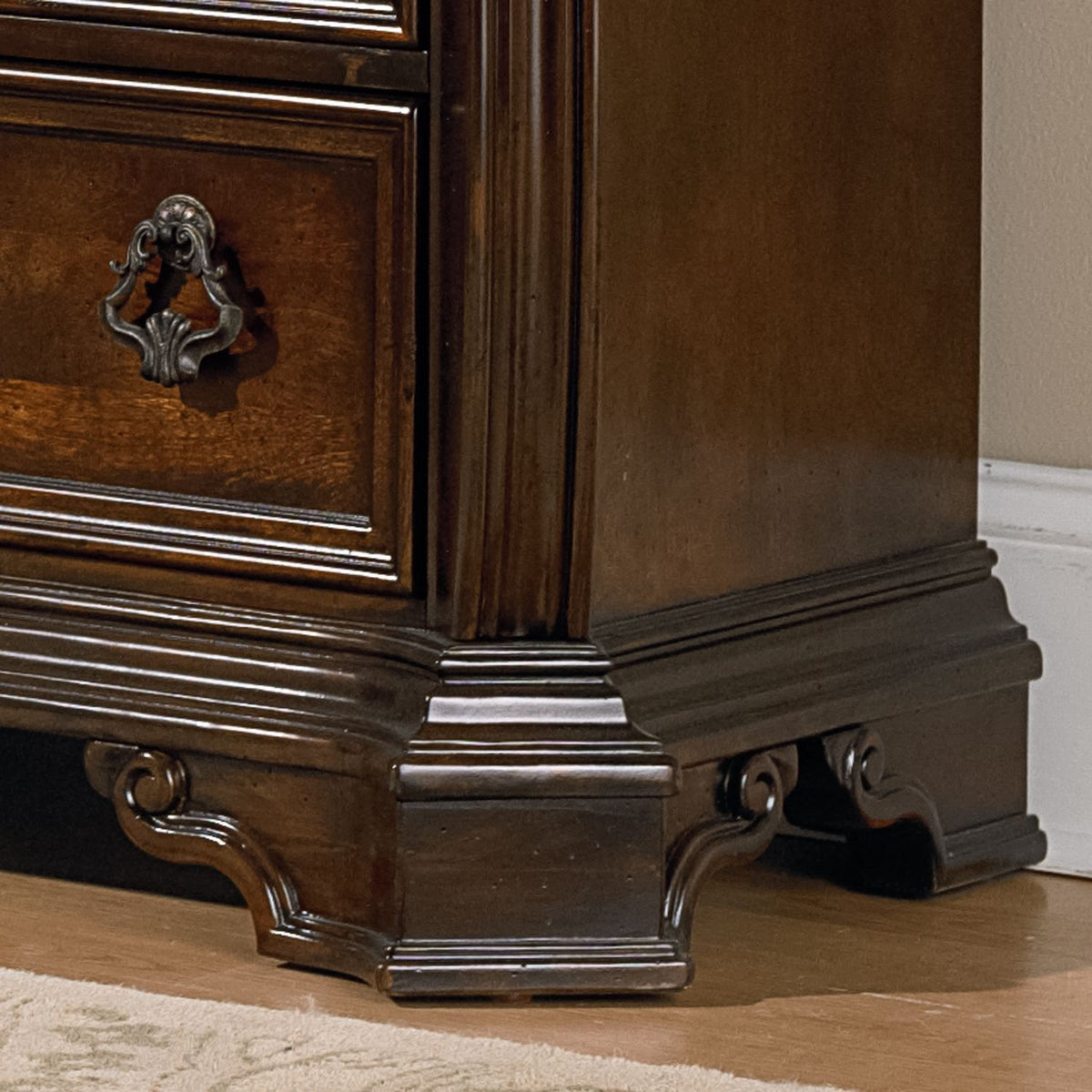 575-BR-QSLDMN - Queen Sleigh Bed, Dresser & Mirror, Night Stand - Liberty Furniture