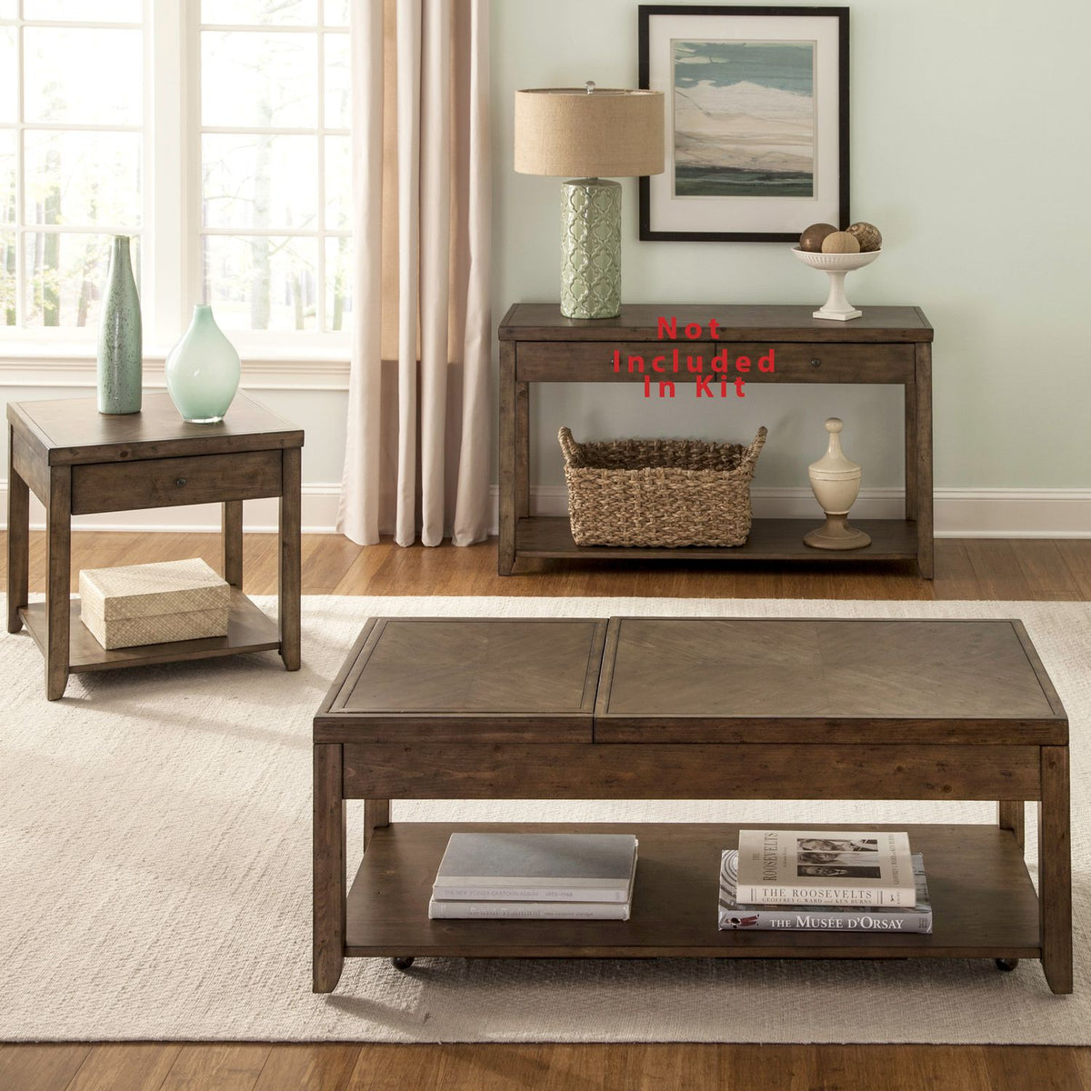 58-OT-3PCS - 3 Piece Set (1-Cocktail 2-End Tables) - Liberty Furniture