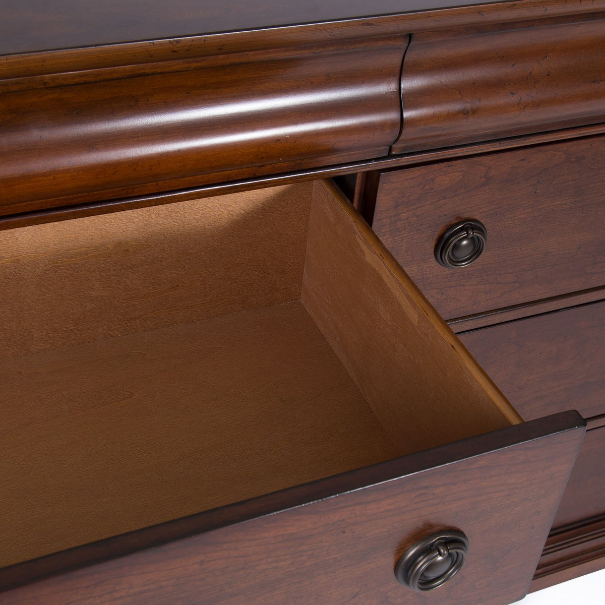 589-BR-QSLDM - Queen Sleigh Bed, Dresser & Mirror - Liberty Furniture