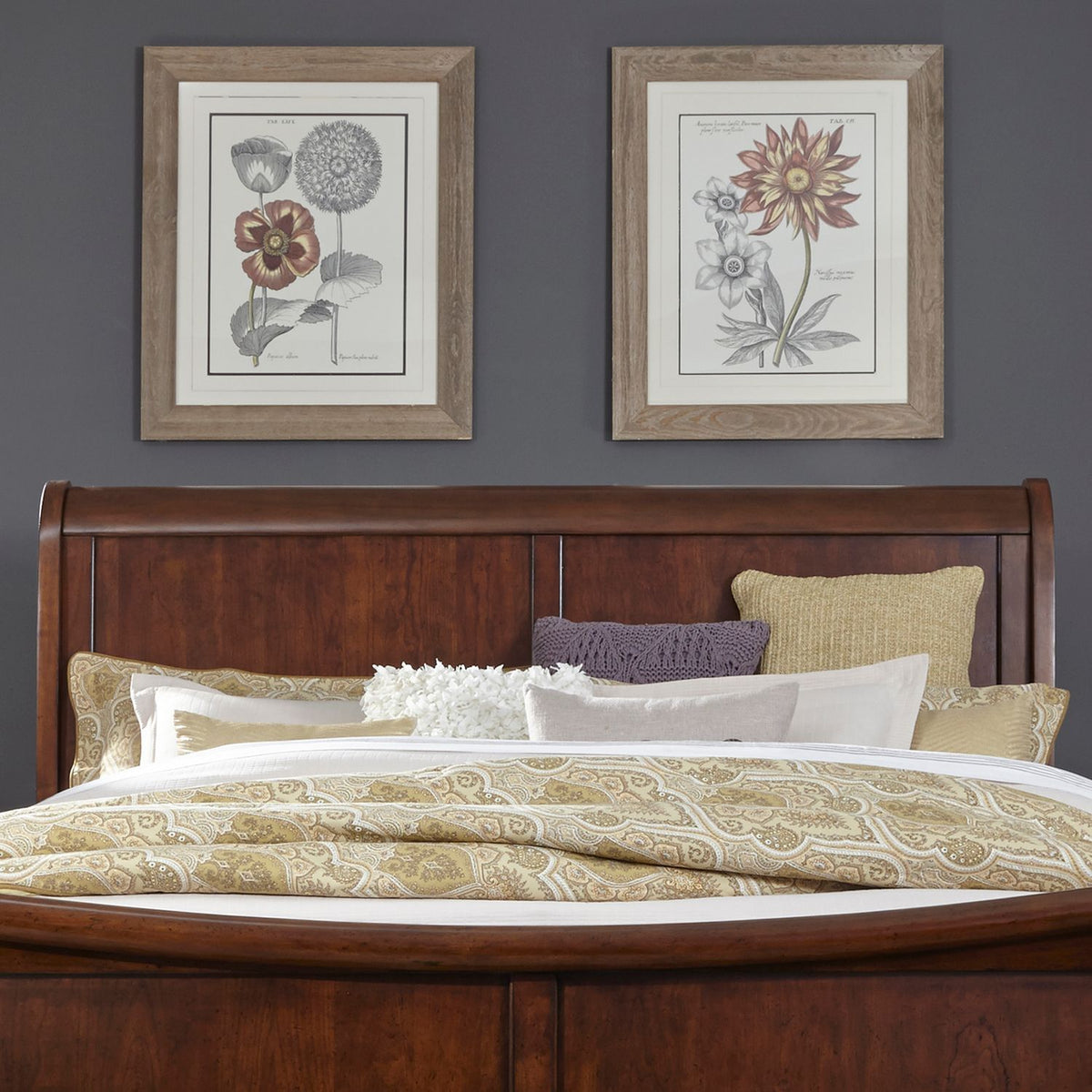 589-BR22H - King Sleigh Headboard - Liberty Furniture