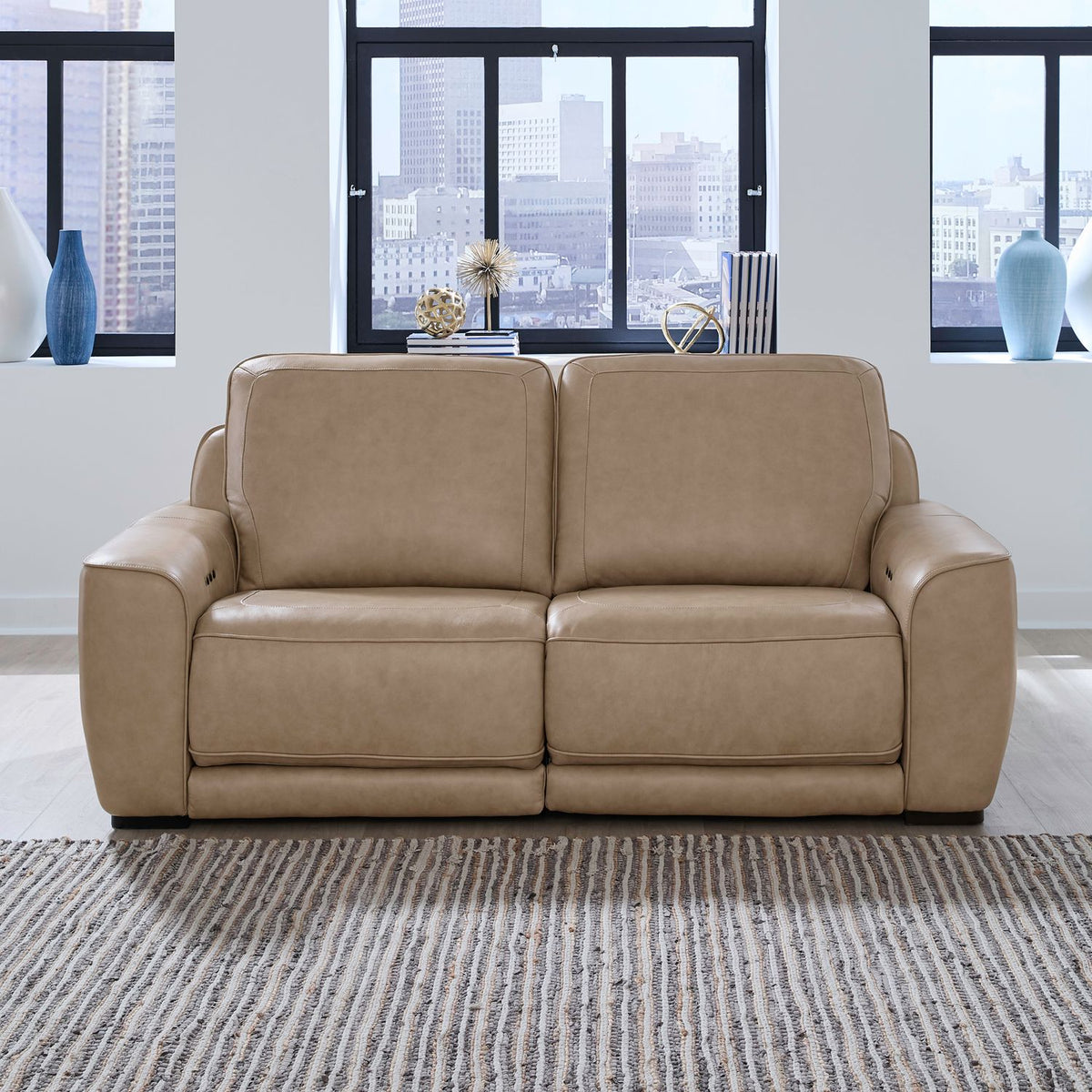 6000OM-UPH-2PCLOVE - 2 Piece Loveseat - Liberty Furniture