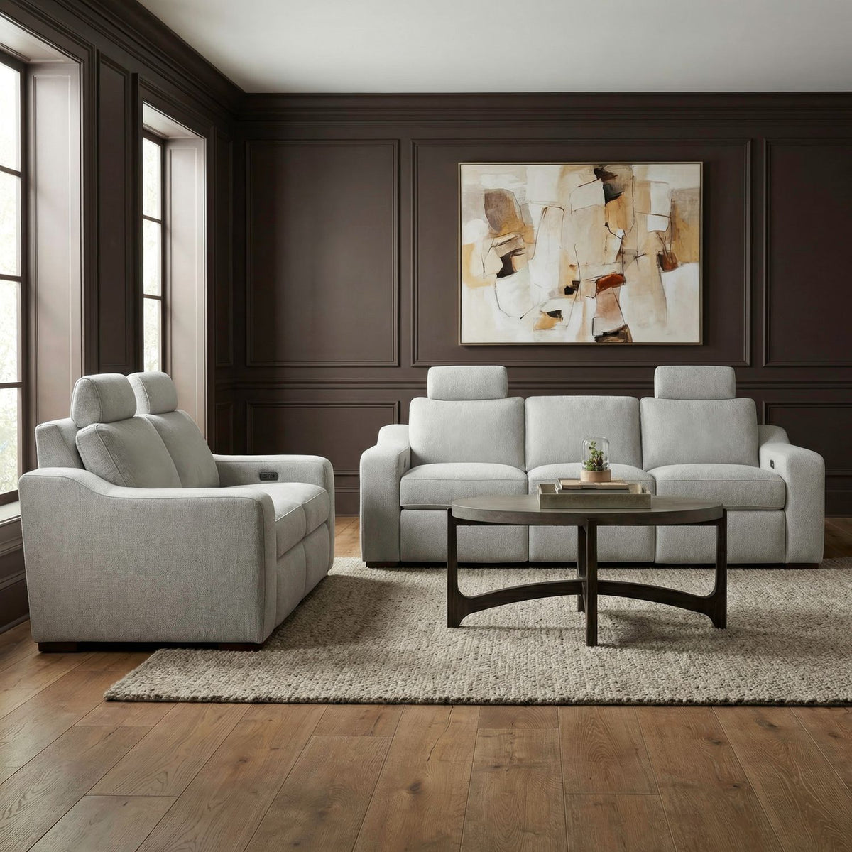 6004DF-UPH-SOLO - Sofa & Loveseat - Liberty Furniture