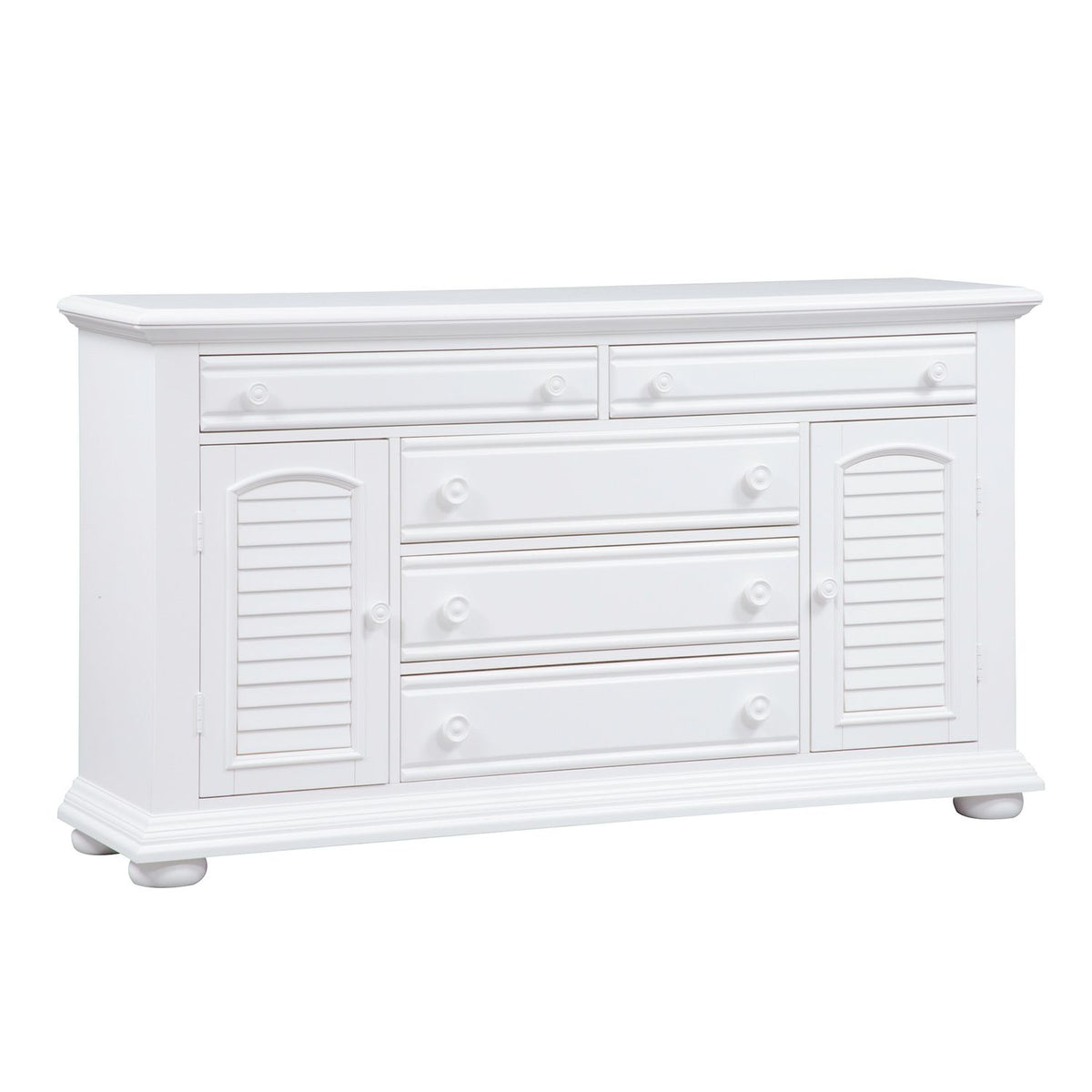 607-BR32 - 2 Door 5 Drawer Dresser - Liberty Furniture