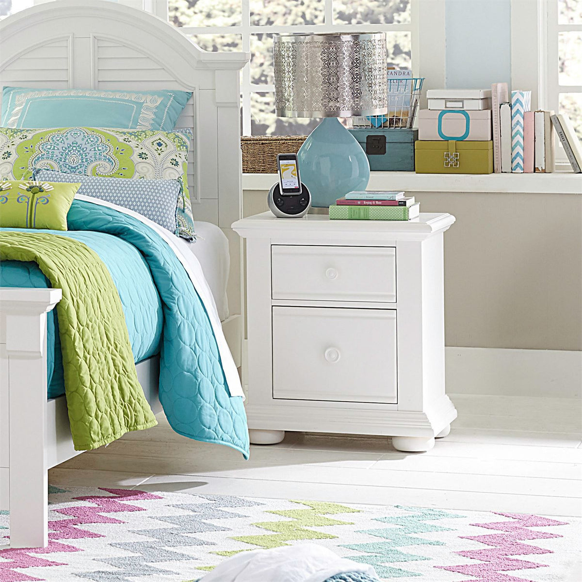 607-BR60 - 2 Drawer Night Stand - Liberty Furniture