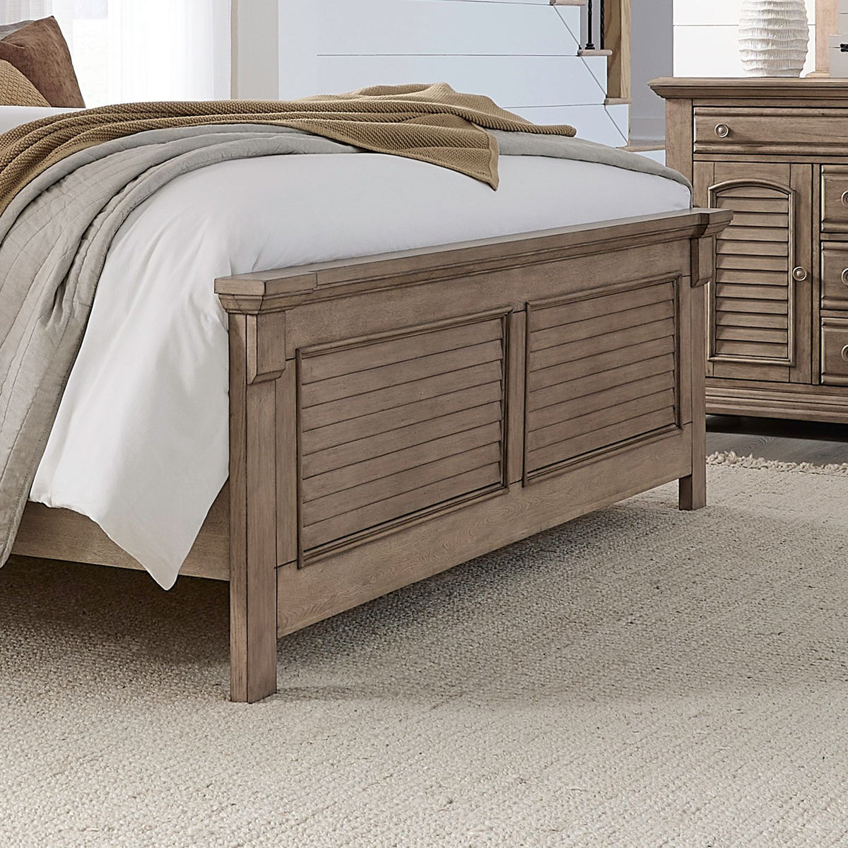607N-BR16 - King Panel Footboard - Liberty Furniture