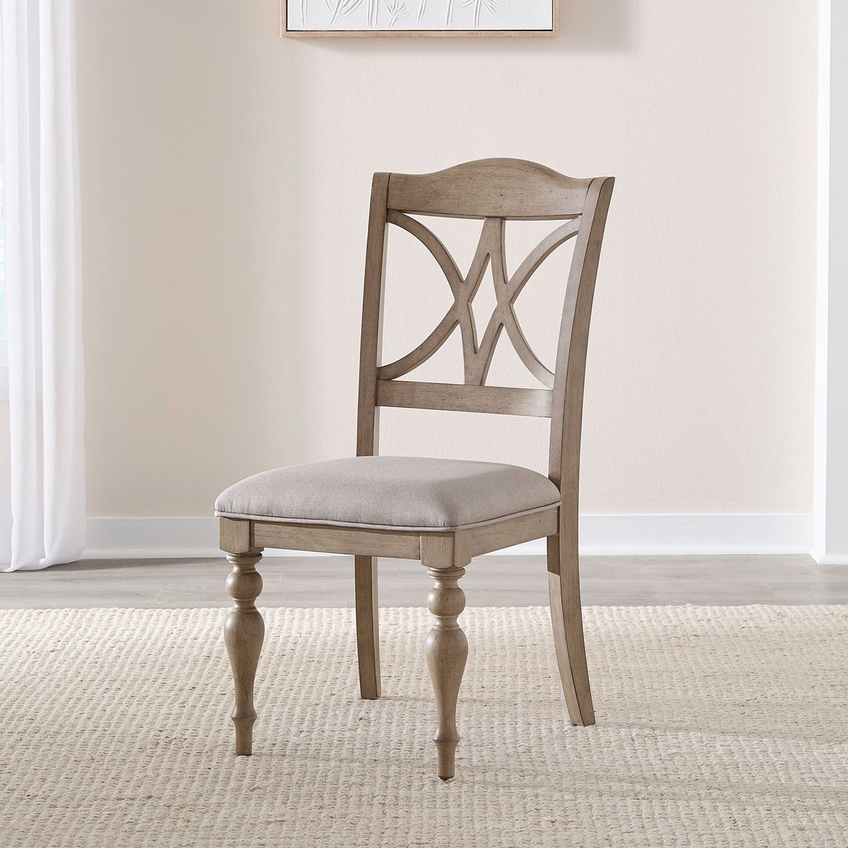 607N-C9001S - Splat Back Side Chair (RTA) - Liberty Furniture