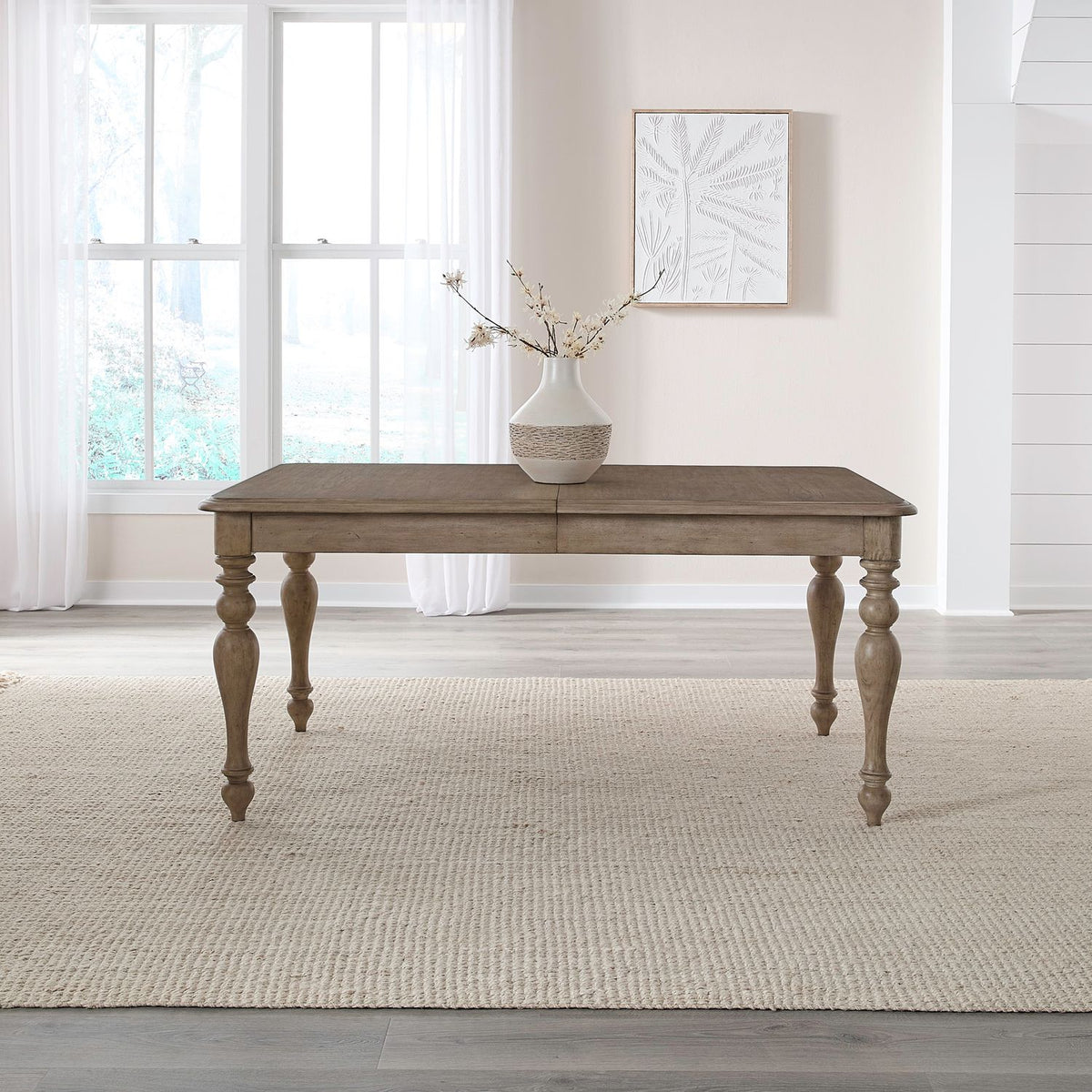 607N-T4078 - Rectangular Leg Table - Liberty Furniture
