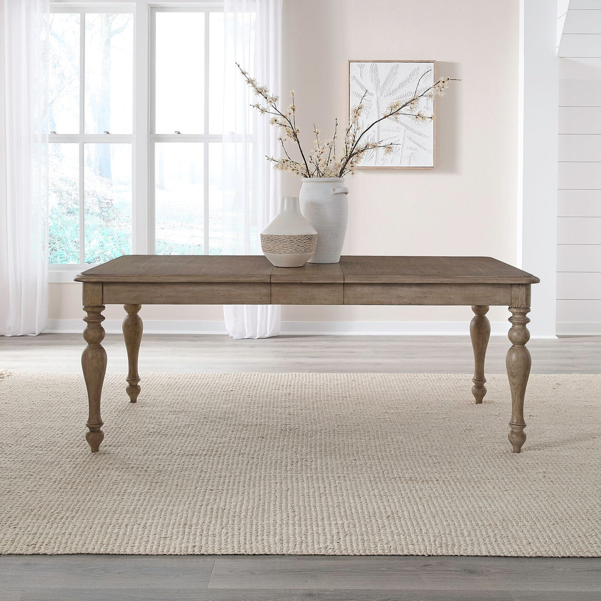 607N-T4078 - Rectangular Leg Table - Liberty Furniture