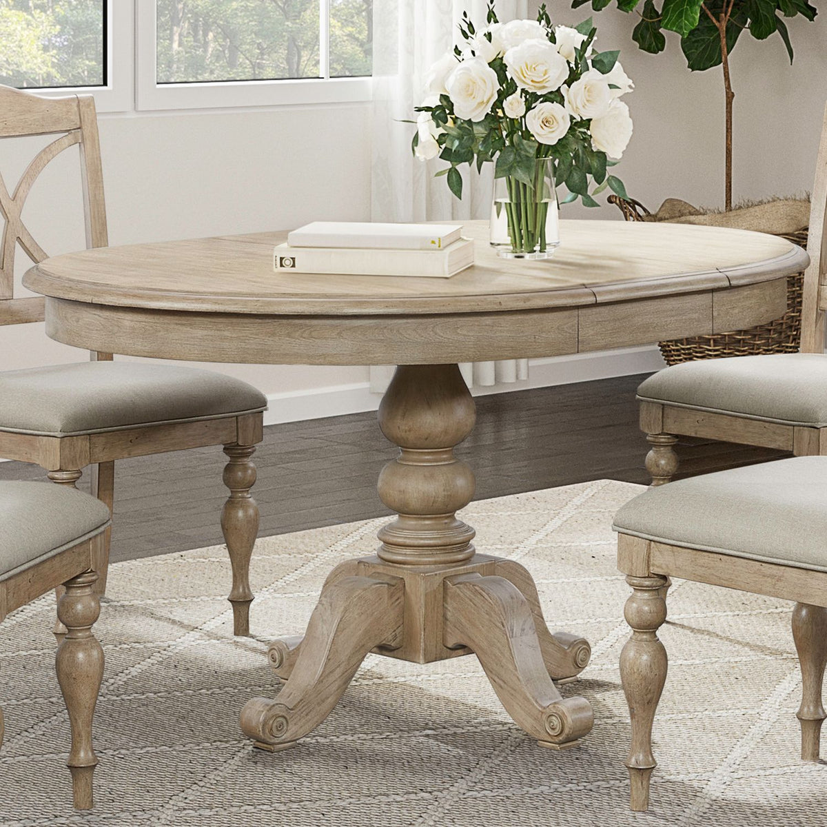 607N-T4254 - Round Pedestal Table Top - Liberty Furniture