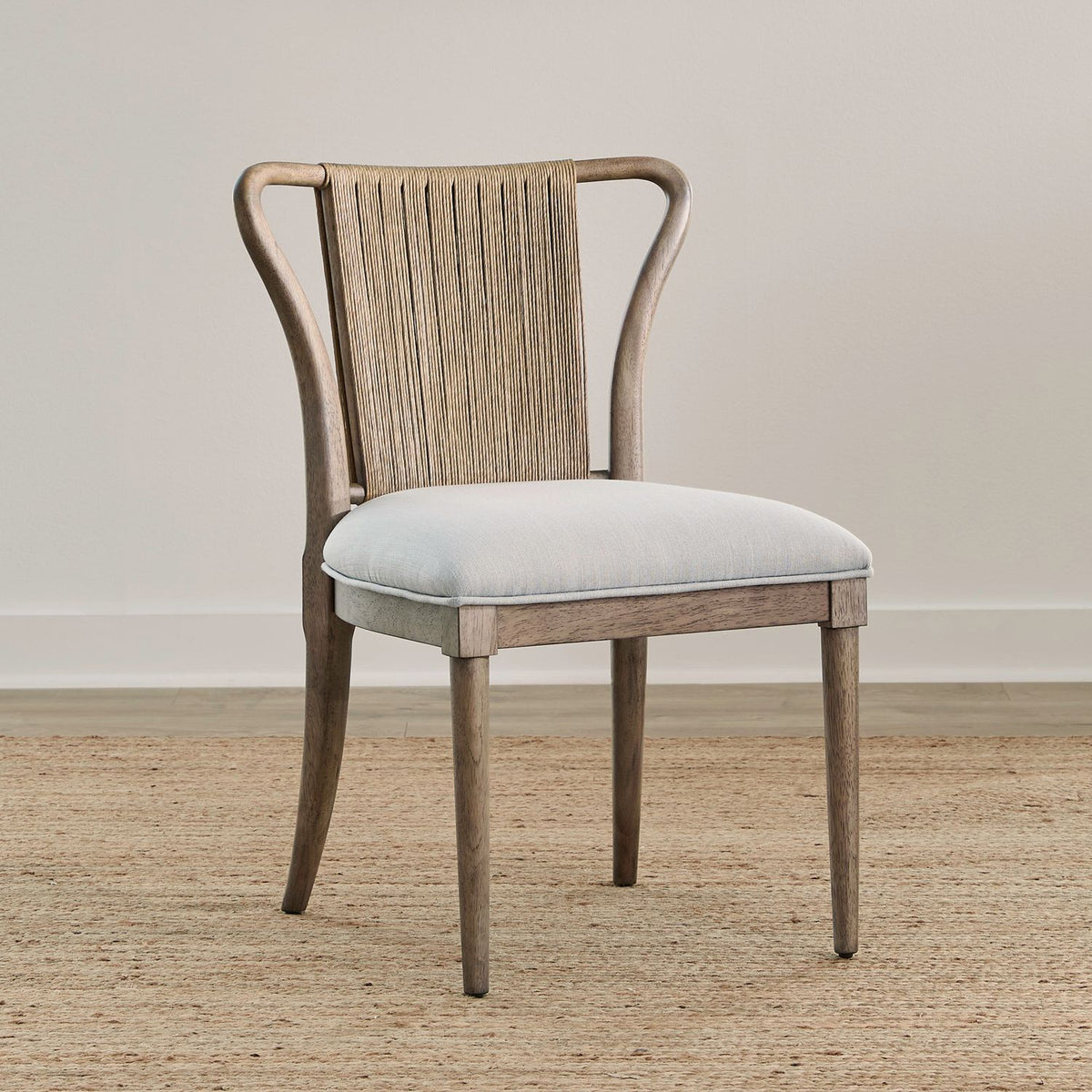611-C9501S - Shaped Corded Back Side Chair (RTA) - Liberty Furniture