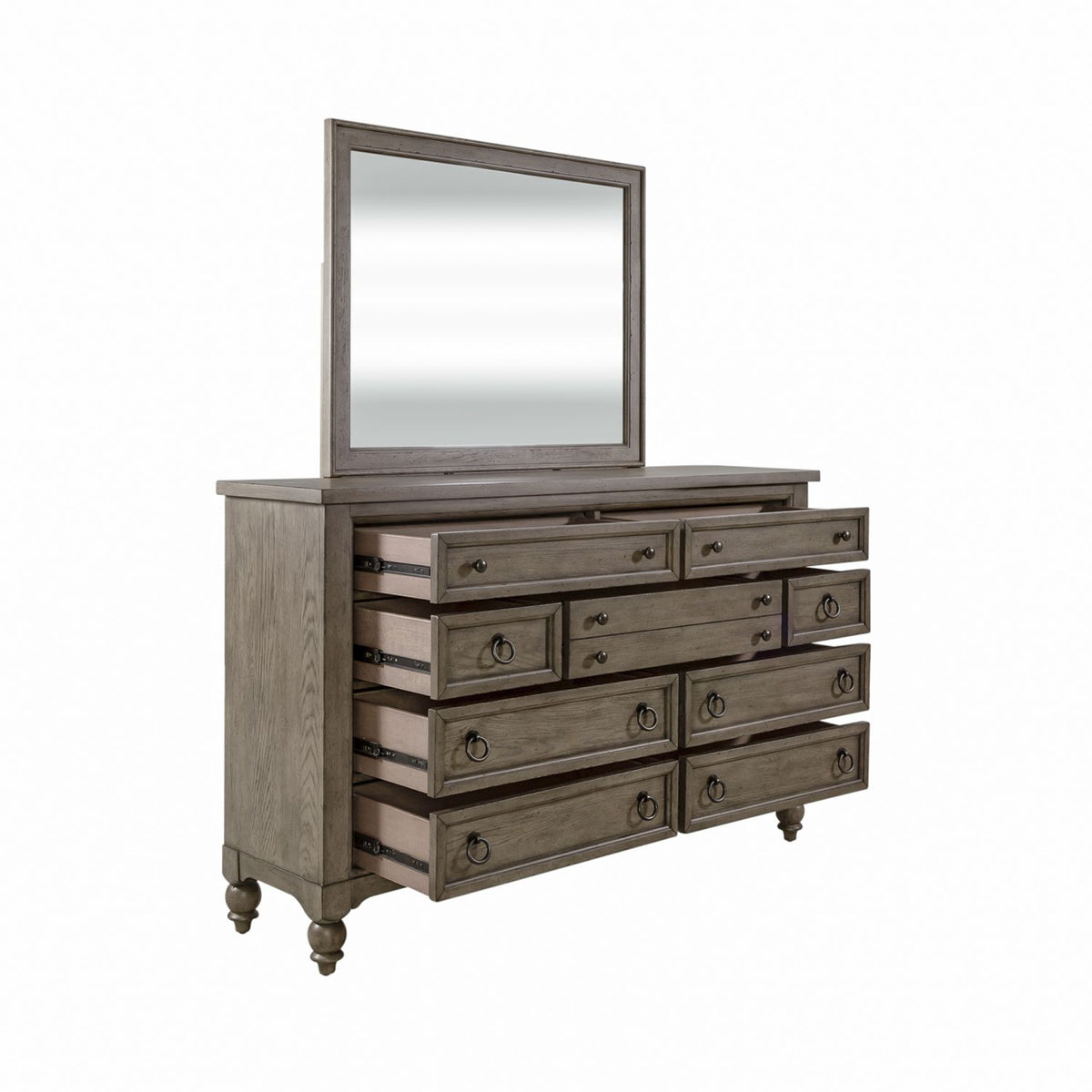 615-BR-DM - Dresser & Mirror - Liberty Furniture