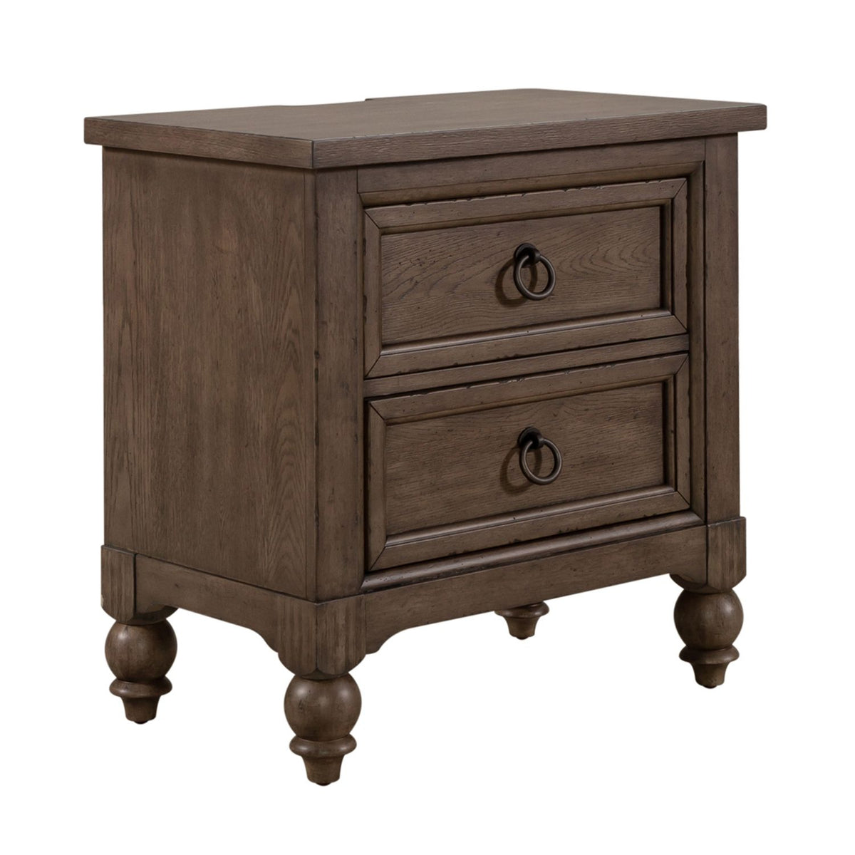 615-BR-KSHDMN - King Shelter Bed, Dresser & Mirror, Night Stand - Liberty Furniture