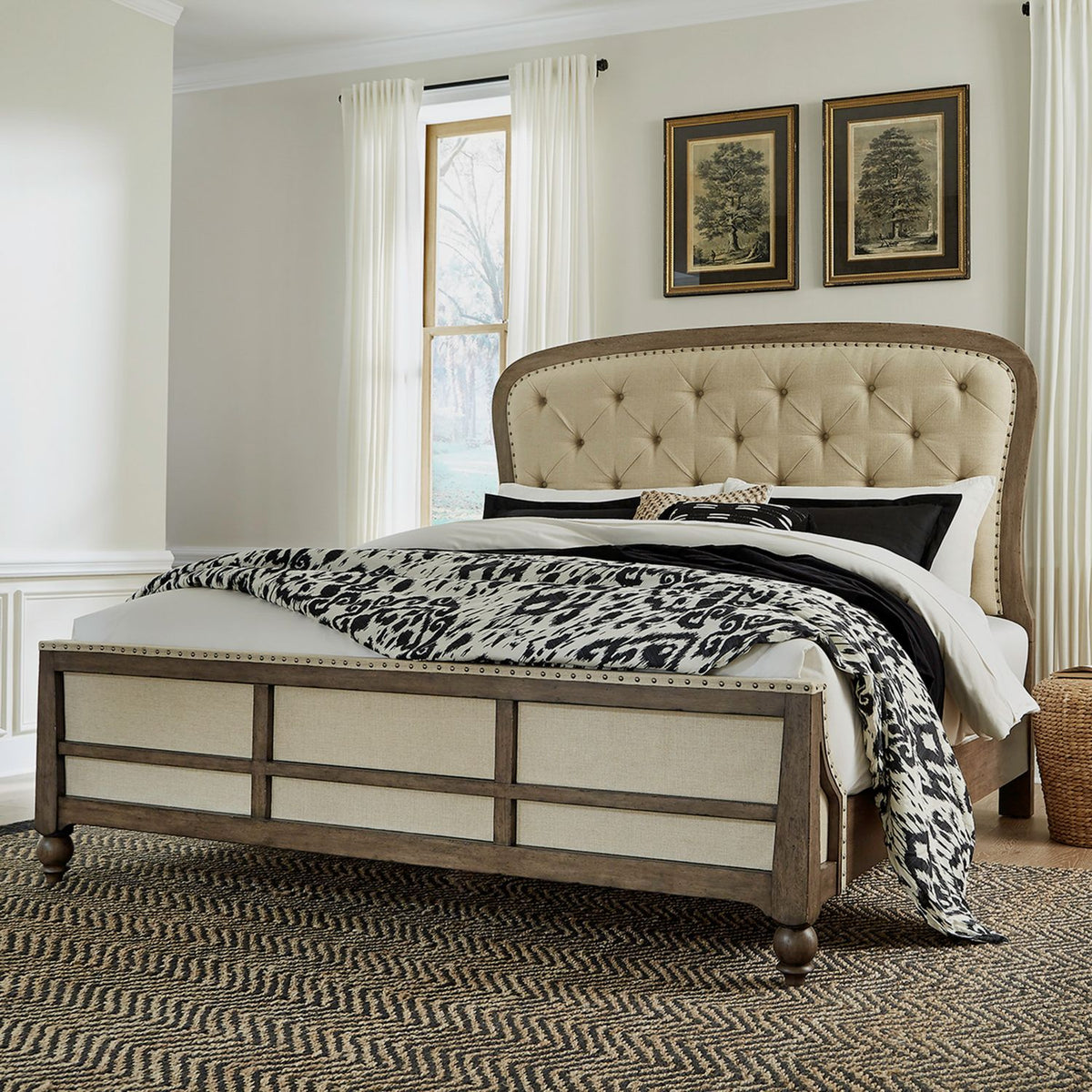 615-BR-QSH - Queen Shelter Bed - Liberty Furniture
