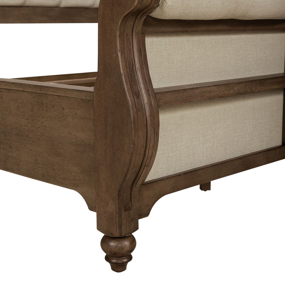 615-BR22FU - King Uph Sleigh Footboard - Liberty Furniture