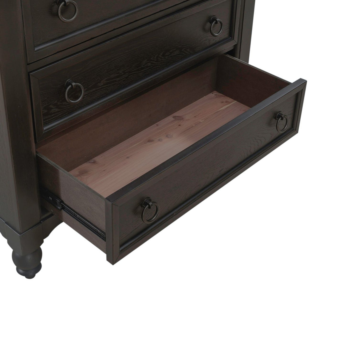 615-BR41-B - 5 Drawer Chest - Black - Liberty Furniture
