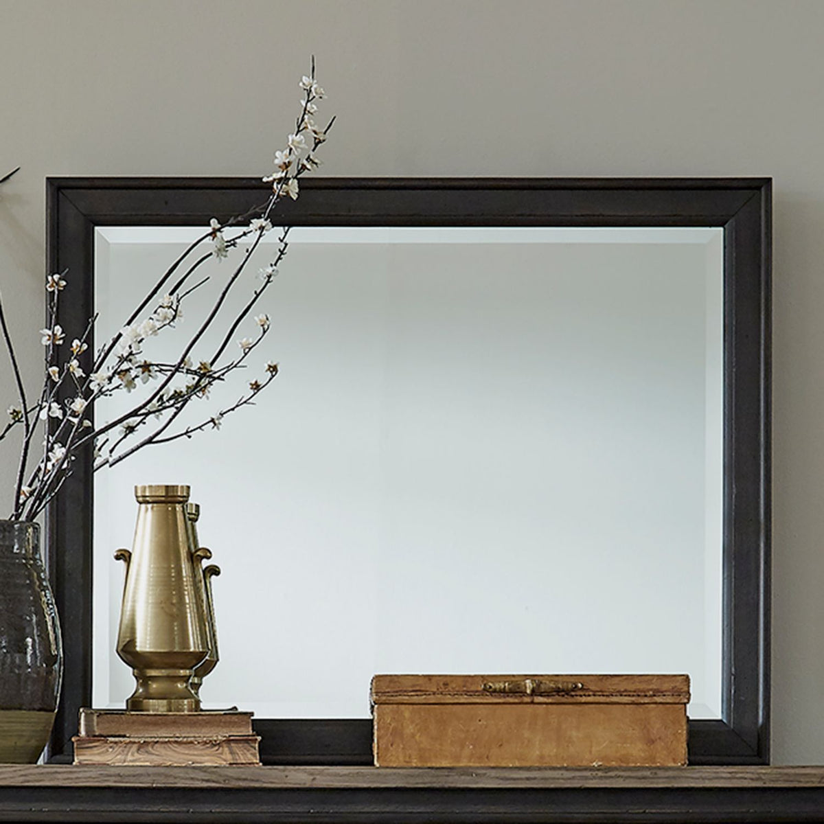 615-BR51-B - Landscape Mirror - Black - Liberty Furniture