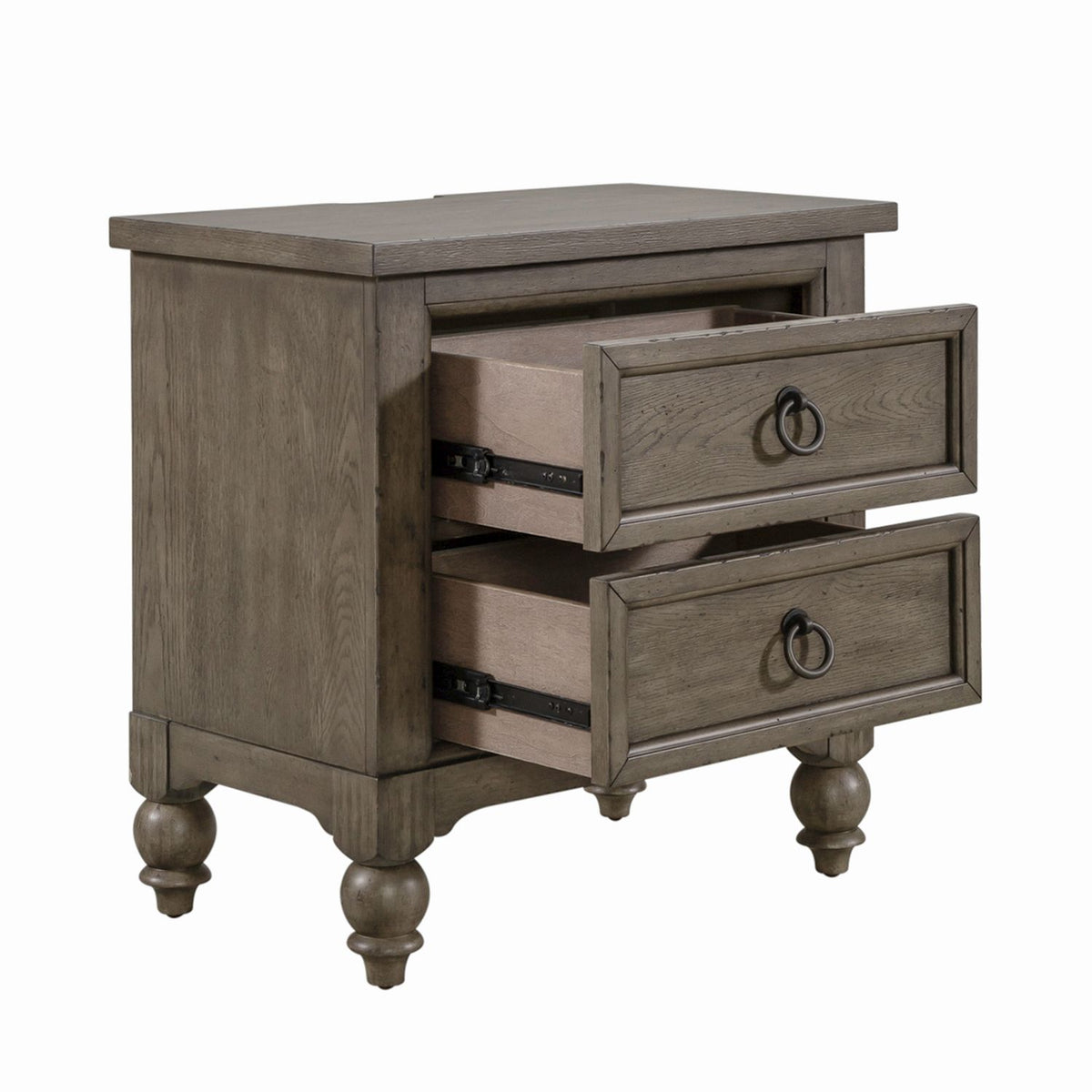 615-BR61 - 2 Drawer Night Stand w/ Charging Station - Liberty Furniture