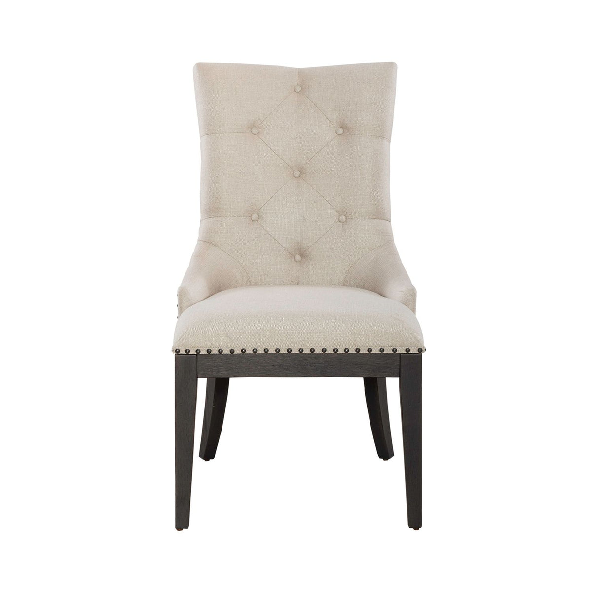 615-C6501S-B - Uph Shelter Side Chair- Black (RTA) - Liberty Furniture