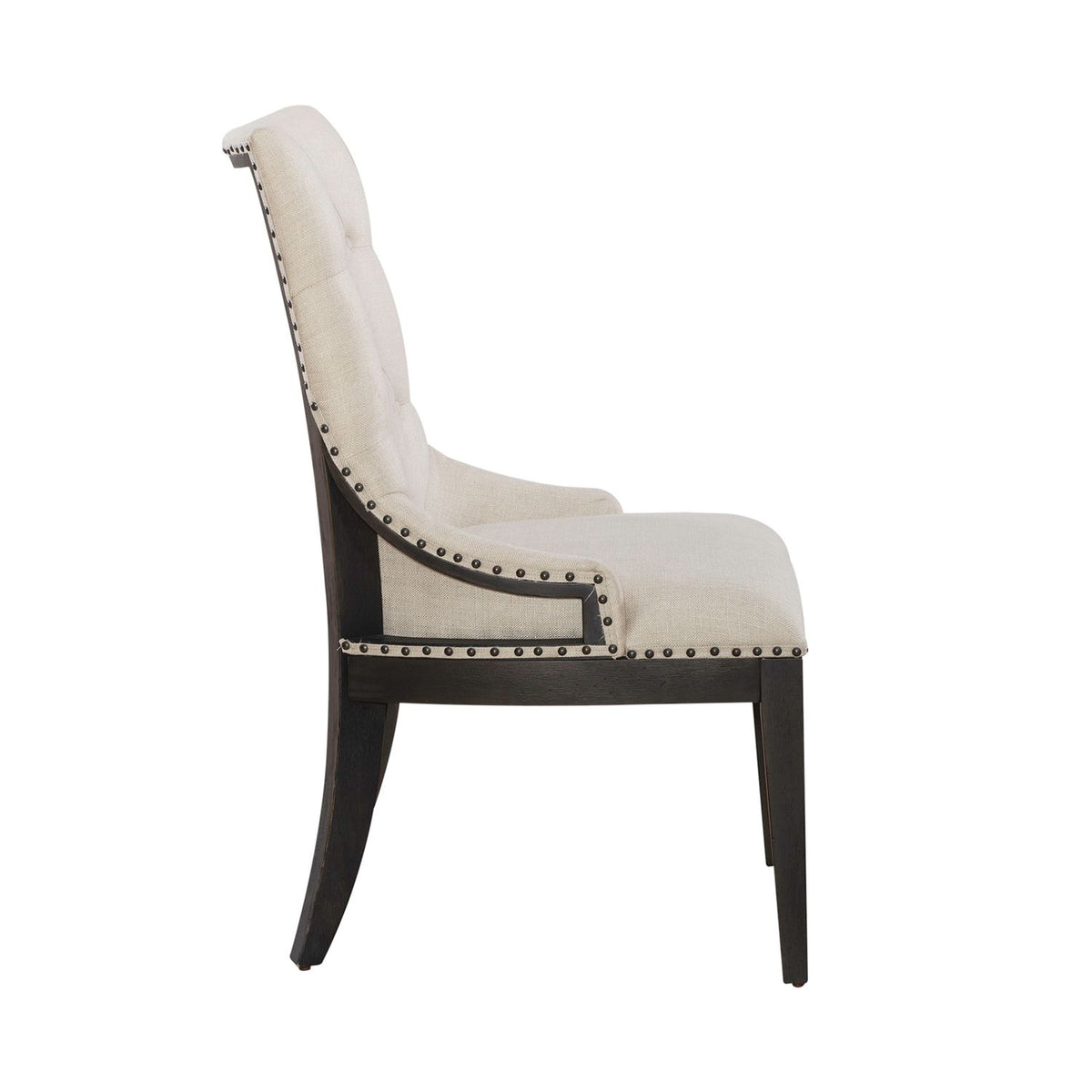 615-C6501S-B - Uph Shelter Side Chair- Black (RTA) - Liberty Furniture