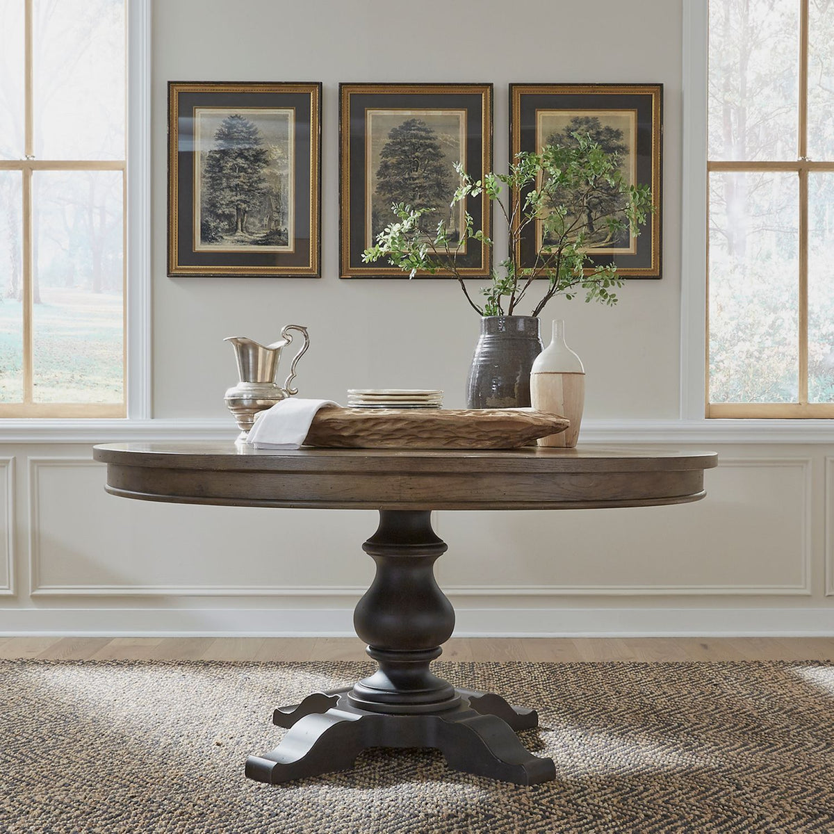 615-DR-OPED - Opt Pedestal Table - Liberty Furniture