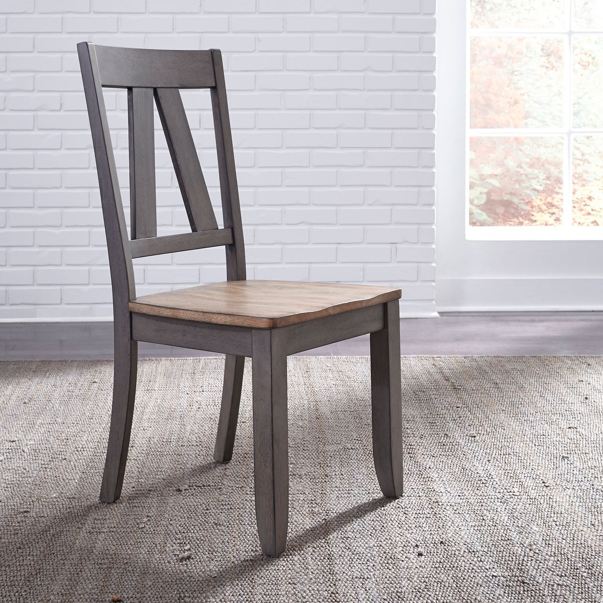62-C2500S - Splat Back Side Chair (RTA) - Liberty Furniture