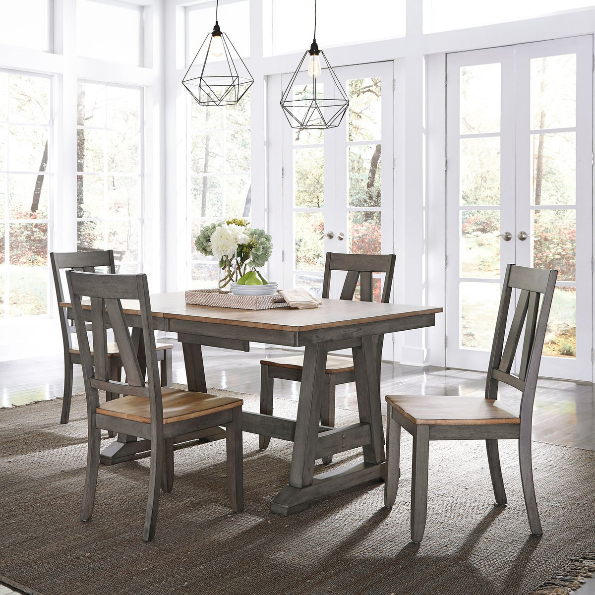 62-CD-TRS - Trestle Table - Liberty Furniture