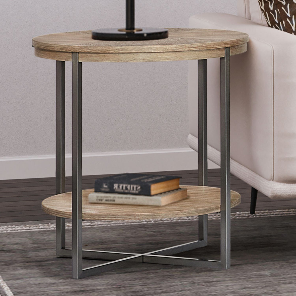 624-OT1021 - Round Chairside Table - Liberty Furniture