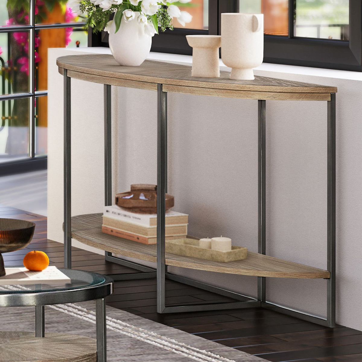624-OT1030 - Demilune Sofa Table - Liberty Furniture
