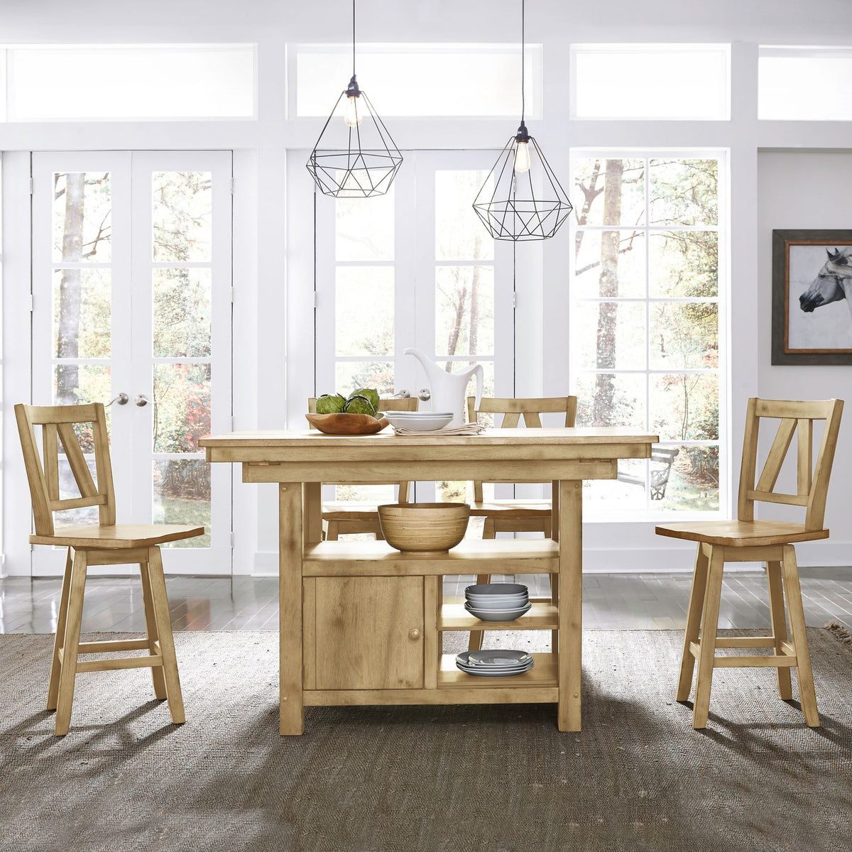 62N-CD-5GTS - 5 Piece Gathering Table Set - Liberty Furniture