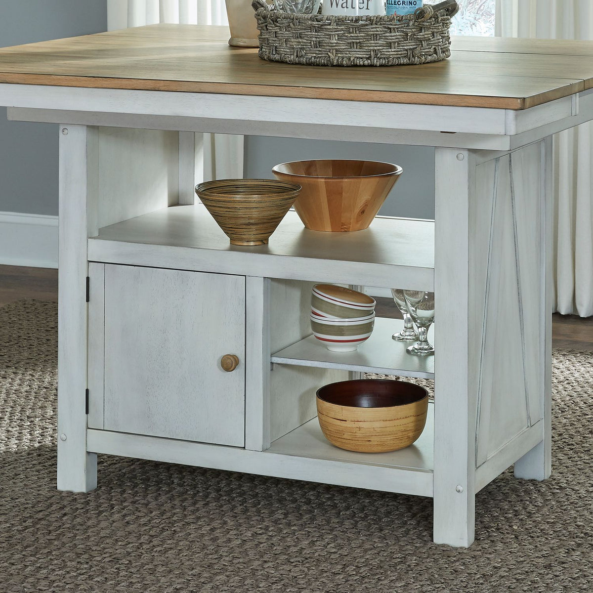 62WH-IT5446B - Kitchen Island Base - Liberty Furniture