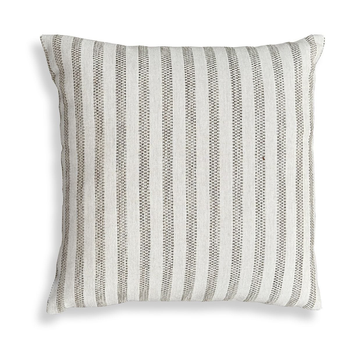Basket Stripe Outdoor Pillow - Rattan