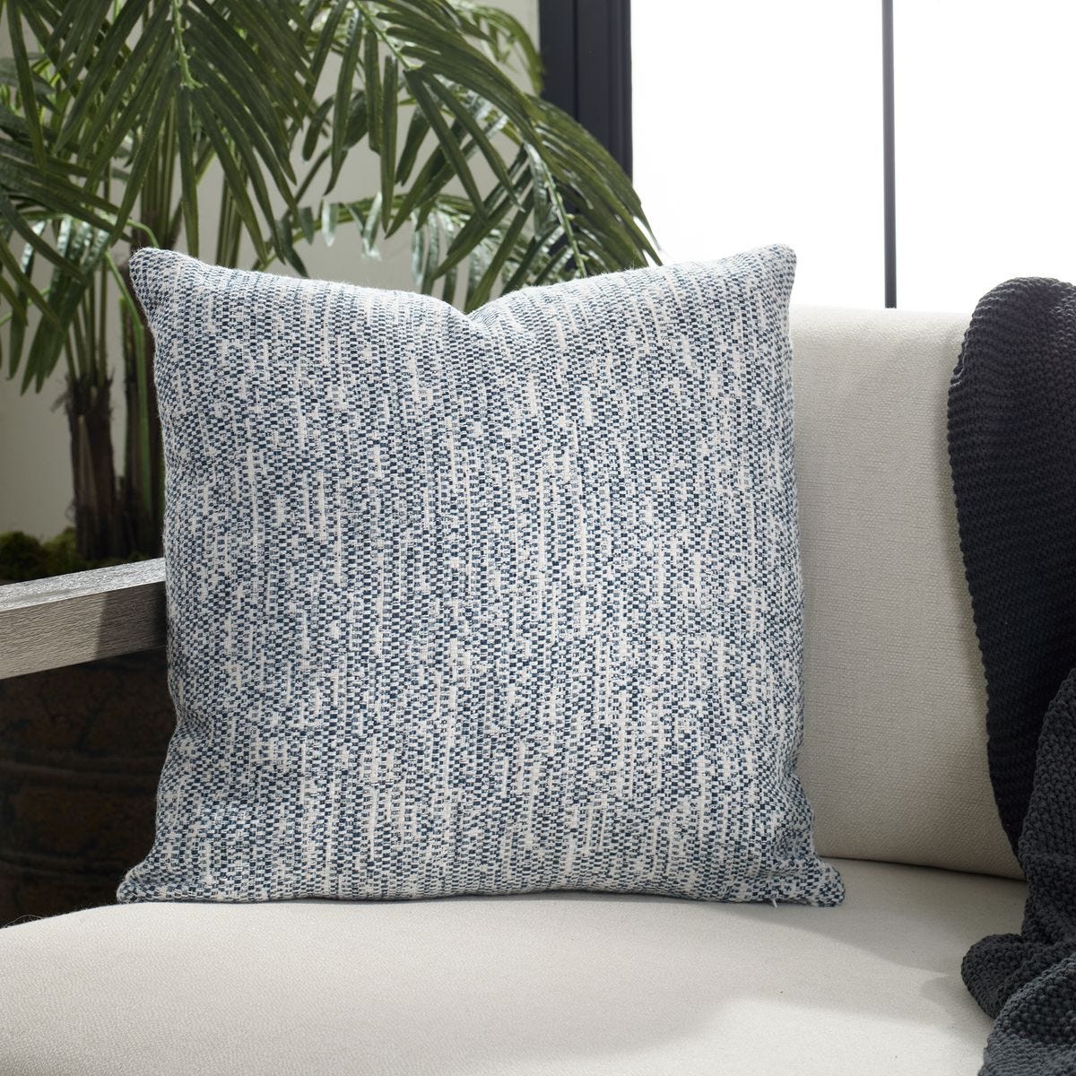 Zenith Outdoor Pillow, Indigo