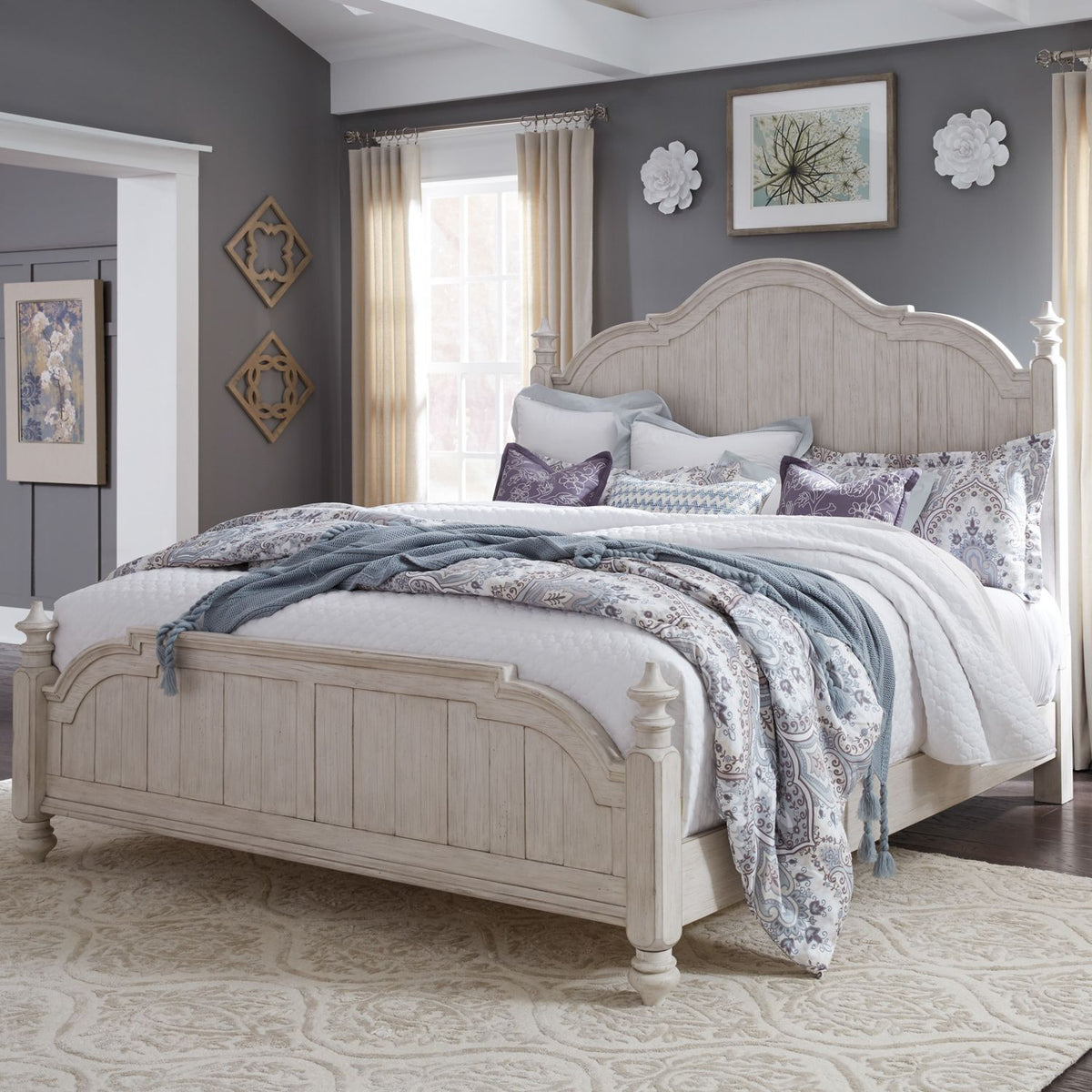 652-BR-KPS - King Poster Bed - Liberty Furniture