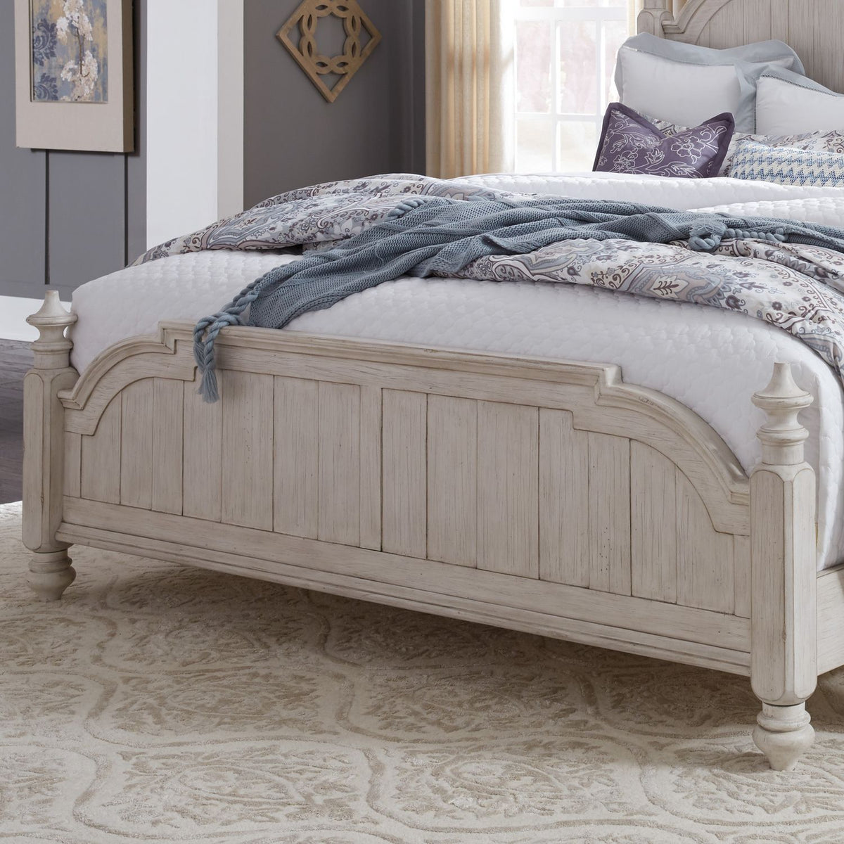 652-BR04 - King Poster Footboard - Liberty Furniture