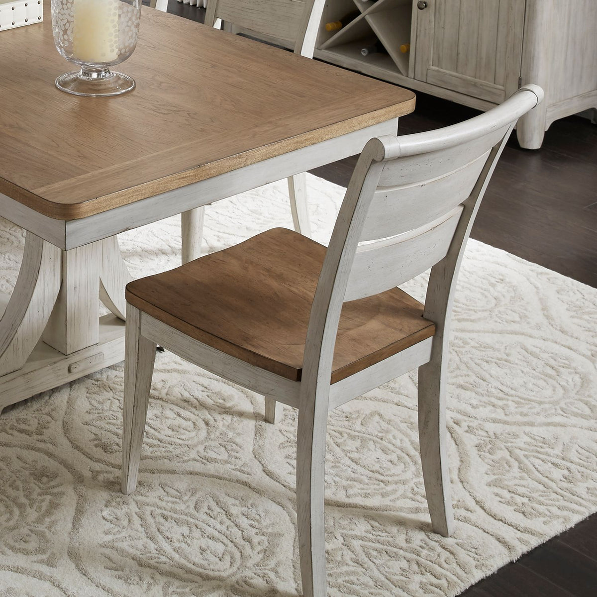 652-C2000S - Ladder Back Side Chair (RTA) - Liberty Furniture