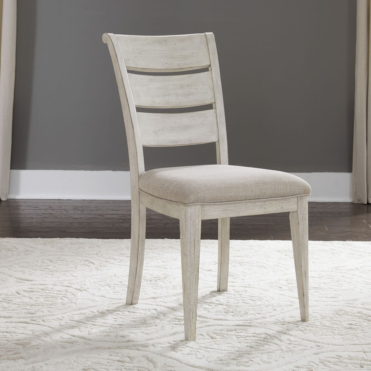 652-C2001S - Ladder Back Uph Side Chair (RTA) - Liberty Furniture