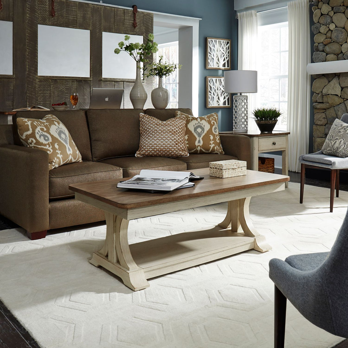 652-OT-3PCS - 3 Piece Set (1-Cocktail 2-End Tables) - Liberty Furniture