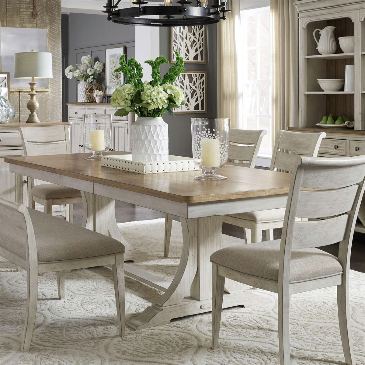 652-P4096 - Trestle Table Base - Liberty Furniture