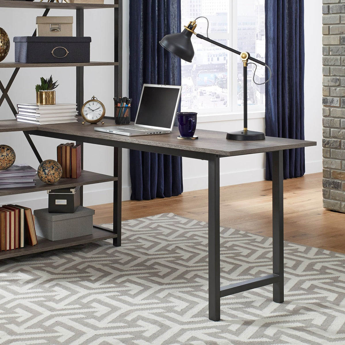 686-HO105T - Desk Top and End Panel - Liberty Furniture