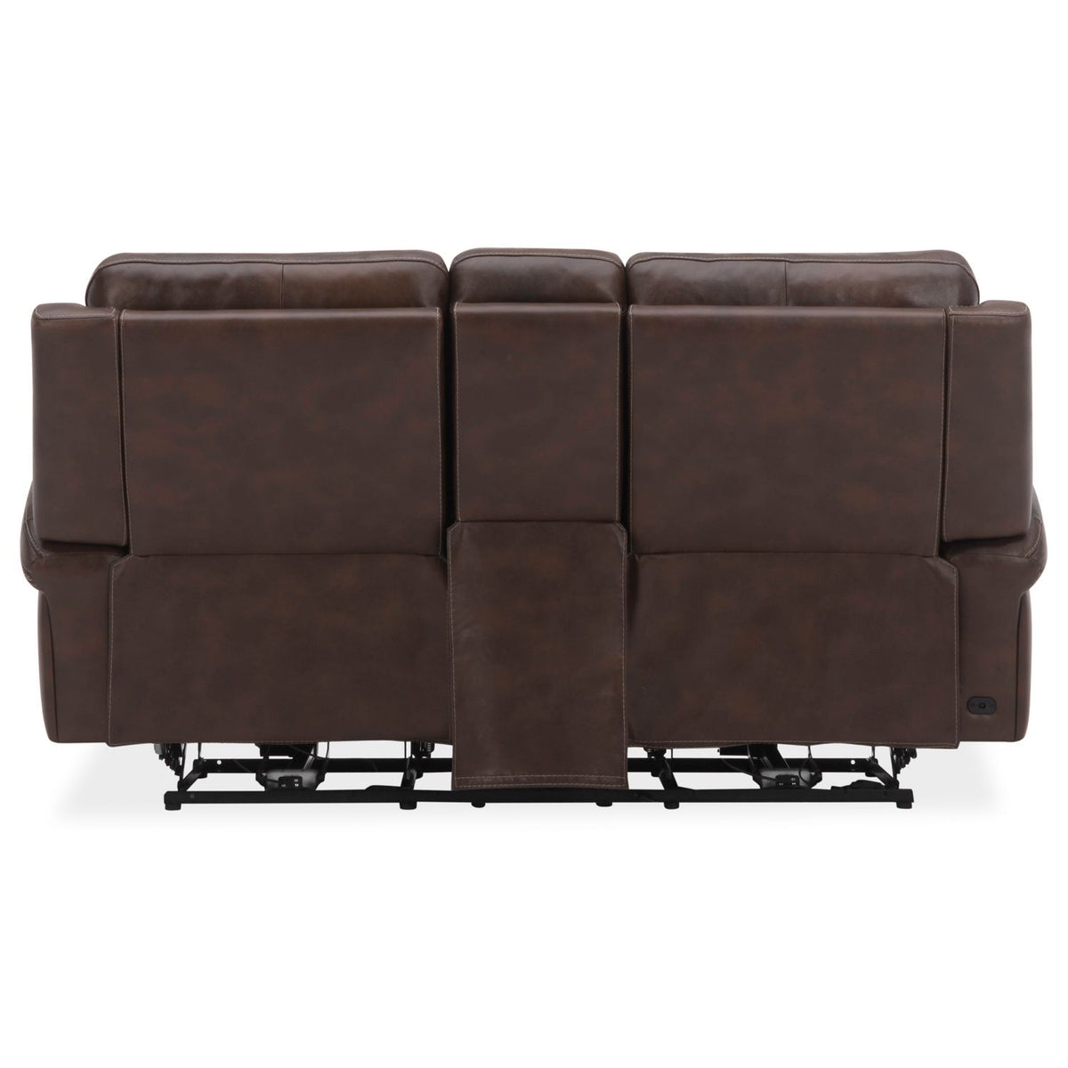 7005CG-22P - Loveseat w/Console P2 & ZG - Cognac - Liberty Furniture